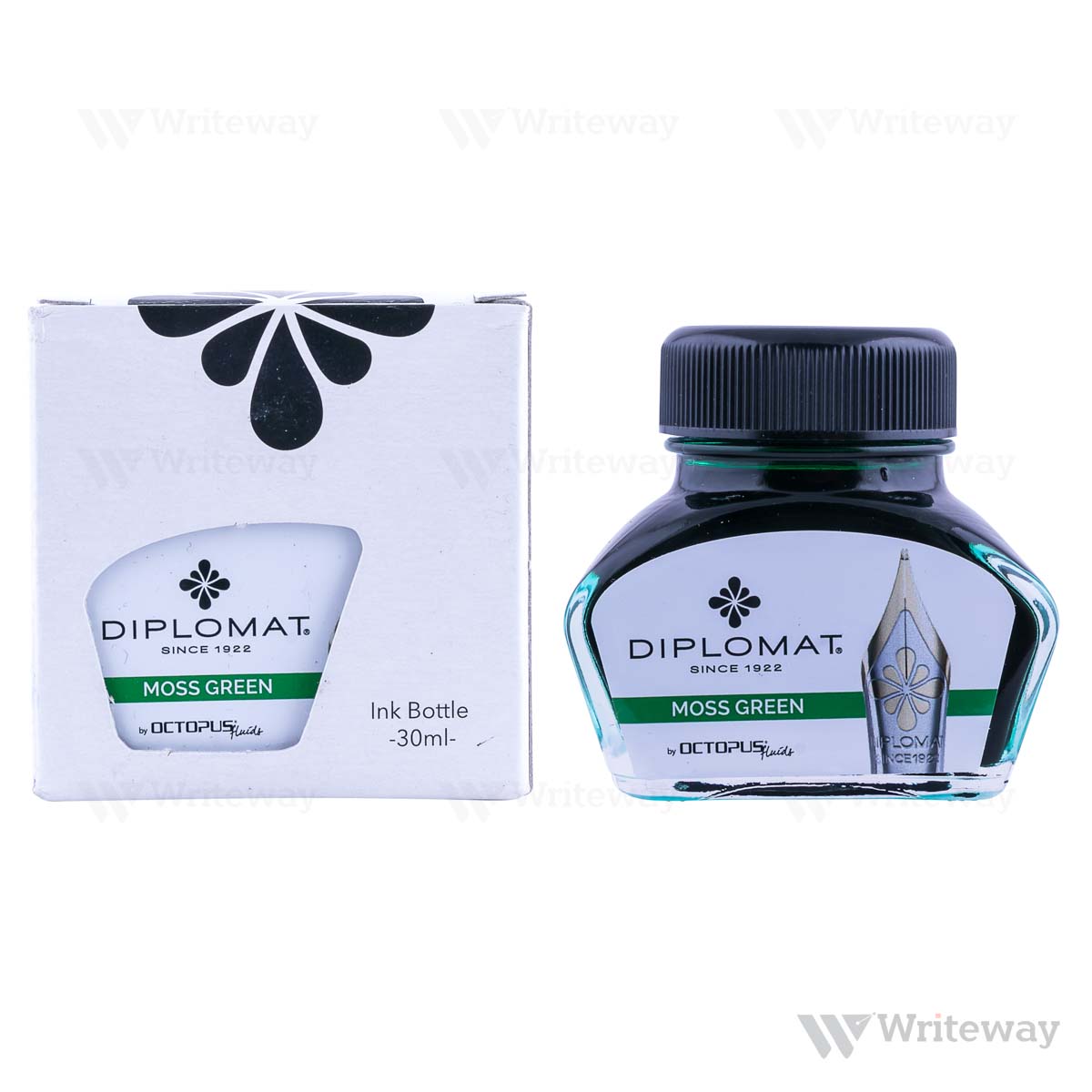 DIPLOMAT OCTOPUS INK POT MOSS GREEN 30 ML